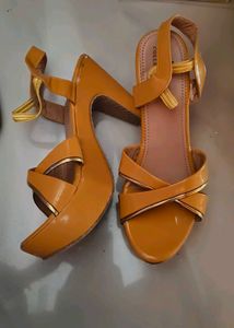 Yellow Flats &amp; Sandals