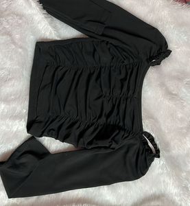 Black Crop Top