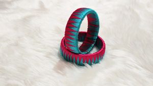 2color Mix Bangles - Set of 2