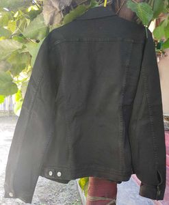 Gopudu Black Classic Denim Jacket