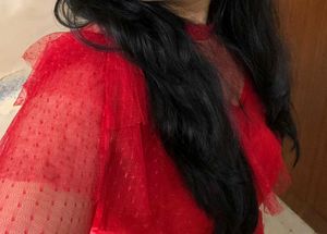 Red Ball Gown Perfect For Party And Functions