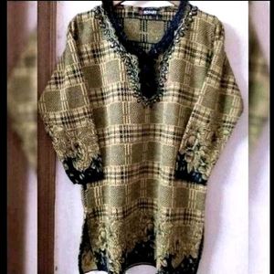 Woollen kurti style Top