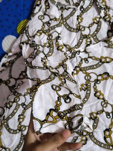 Chain Print Top