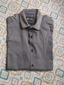 Ashworth Gray Button-Down Shirt