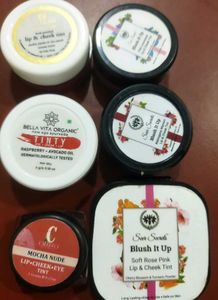 Lip & Cheek Tint Combo Of 6