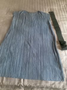 Long Top Cum Onepiece With Belt