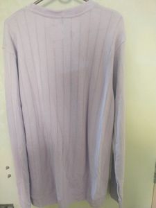 Lavender Colour Sweatshirt Top