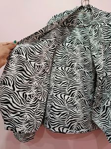 Trendy Black and White Jacket