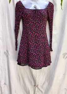 1956. CUTE FLORAL MINI DRESS