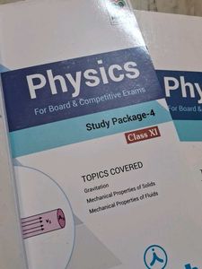 Class XI Physics Study Package