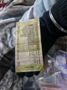 numbee Rare 20 Rupee Note