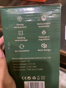 USB DESK FAN