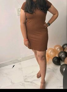 Short Brown 🤎 Dress