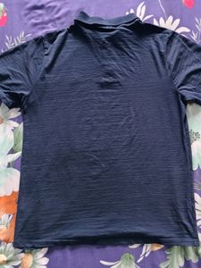 Collar T Shirt Of RIZZANO, comfortable Fitting, Size-L,Colour-Dark Sky blue