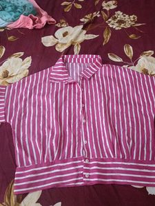 Crop Top For Girls Pink