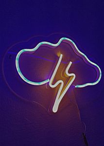 neon cloud sign