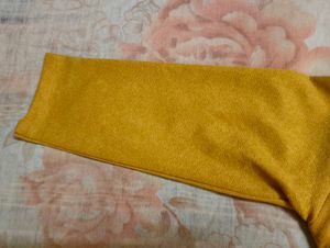 Mustard Yellow Belted Dress 💛⚡