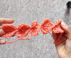 Crochet Heart Headband