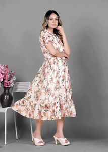 New Teg Fancy Printed Dress S to XL All