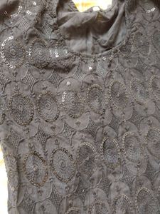 Black Seuence Kurta