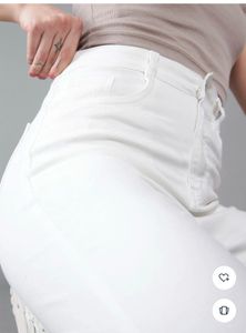 White Flared Jeans