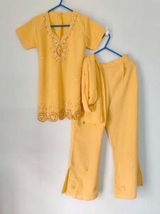 Cute Yellow Salwar Suit