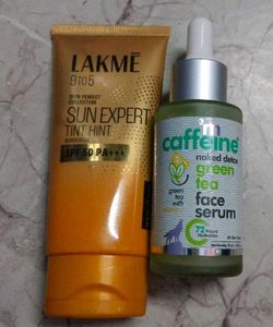 Suncream & Face Serum