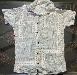 Patterned Casual Shirt