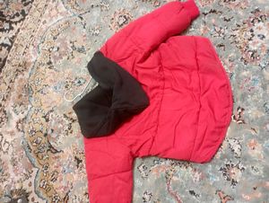 Choose One Cute Red And Green Puffer Jacket