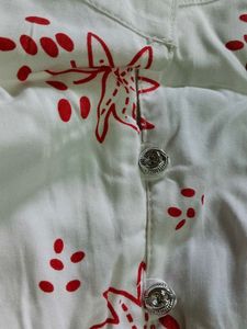 Cute Red &amp; White Dress