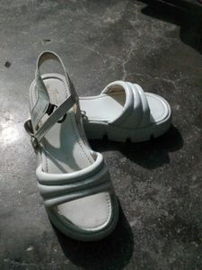 White Platform Sandals