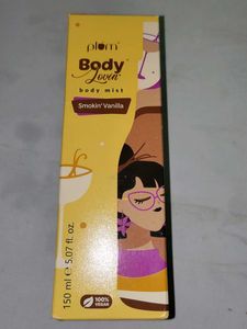 Plum bodylovin Smokin Vanilla Body Mist.