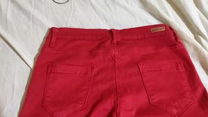 Red Denim Jeans