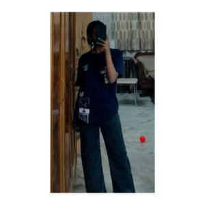 Grey Stright Fir Jeans -2