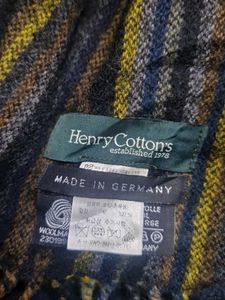 Striped Scarf with Tassels 1