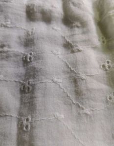 White Eyelet Top