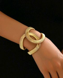 Gold Statement Bangle Bracelet