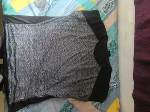 Black And Grey Water Proof Workout Tshirt