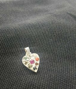 Gemstone Heart Pendant
