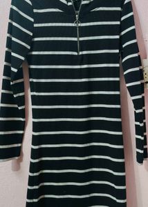 Striped Bodycon Mini Dress