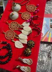Earrings (8 Pairs)
