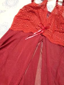 RED SEXY BABYDOLL LINGERIE ♥️