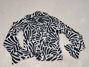 Zebra Print Top
