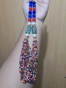 Colorful Beaded Statement Necklace