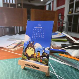 2026 Ghibli Calendar with Stand