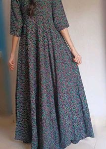 Floral Print Maxi Dress