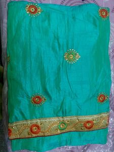 Green Saree