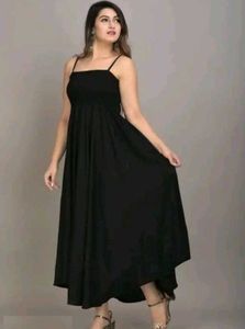 Elegant Black Maxi Dress