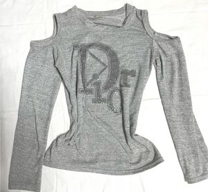 Gray &#39;Dior&#39; Cold Shoulder Top💘💘