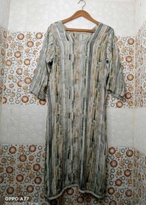 Silver Casual Kurta Sets &amp; Suits (Women&#39;s)